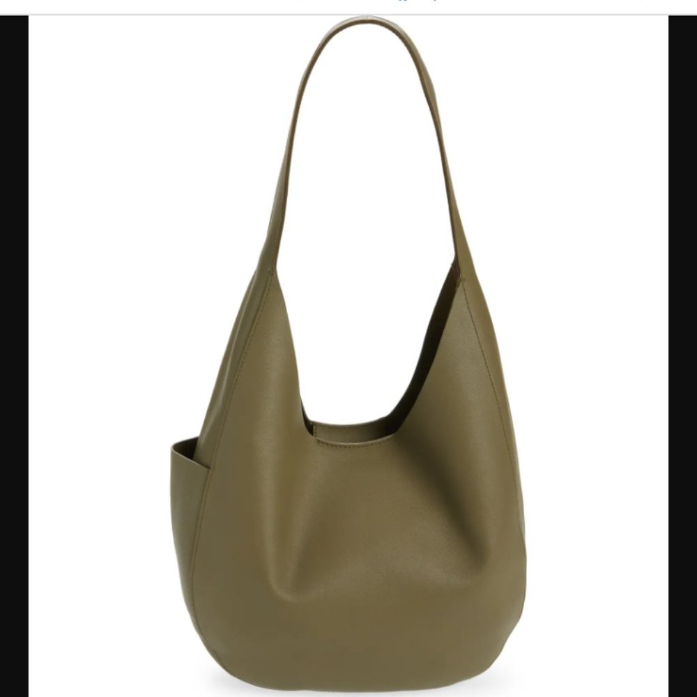 Madewell The Oversized Shopper Tote Bag Purse Tundra Green